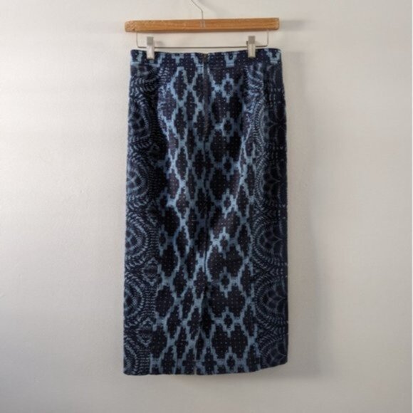 Anthropologie Plenty by Tracy Reese Denim Pencil Skirt - Picture 7 of 9